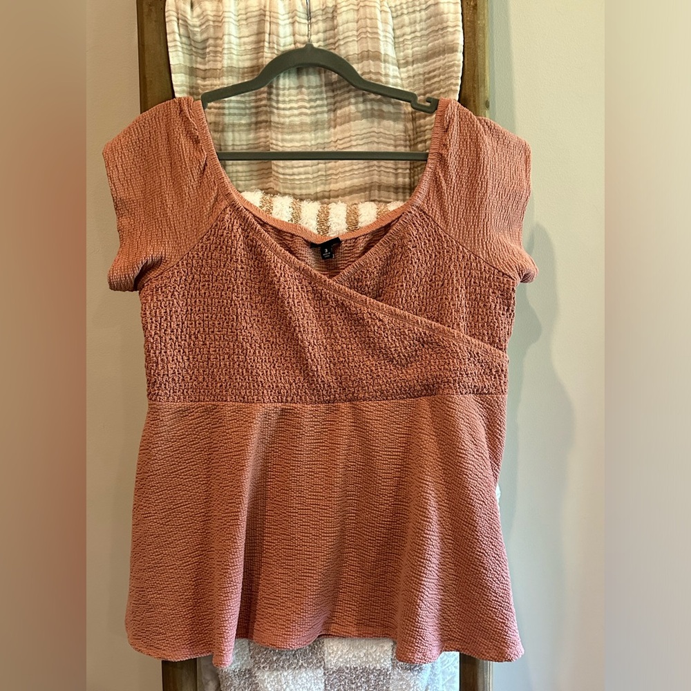 Ruched cross bust top - Torrid 3